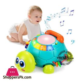 Baby Toys 0 12 Months Musical Turtle Toy Lights Sounds Musical Toy in Pakistan