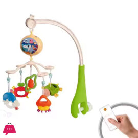 Baby Toys Remote Control Projection Musical Bed Bell Baby Crib Hanging Toy Mobile Baby Crib Mobile With Music in Pakistan