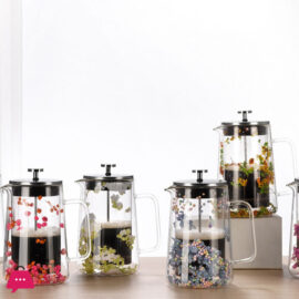 Double Wall French Press Coffee Maker Heat-Resistant Glass Teapot in Pakistan