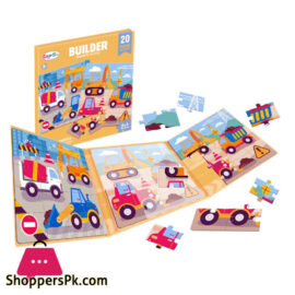 Educational Toys Magnetic Puzzle for Kids Toddler Dinosaur Puzzles, Children Travel Activity Games in Pakistan