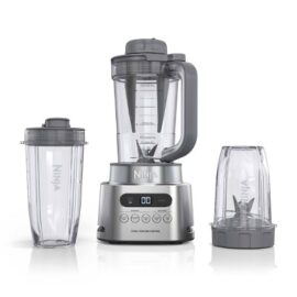 Ninja TWISTi HIGH-SPEED Blender DUO - SS151: 1600W Smoothie & Ice Crusher, 7 Speeds, Dishwasher-Safe, Silver