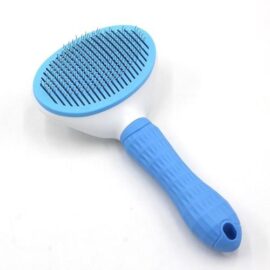 Round Soft Slicker Pet Button Brush