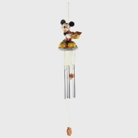Disney 20" Mickey Mouse Metal/Resin Wind Chime: Outdoor Garden Decor, No Battery Required